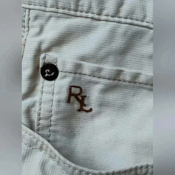 Polo Ralph Lauren 650 Straight Off White Khaki Chinos | Size 34/32 - Picture 3 of 9